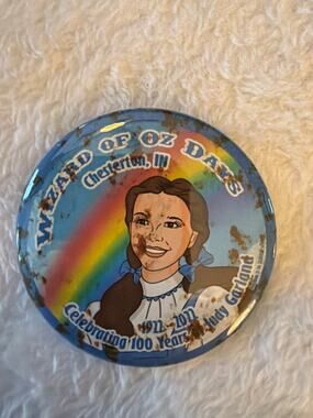 Wizard of Oz Days Dorothy 100 Years Judy Garland Pinback Buttons Vintage Rare